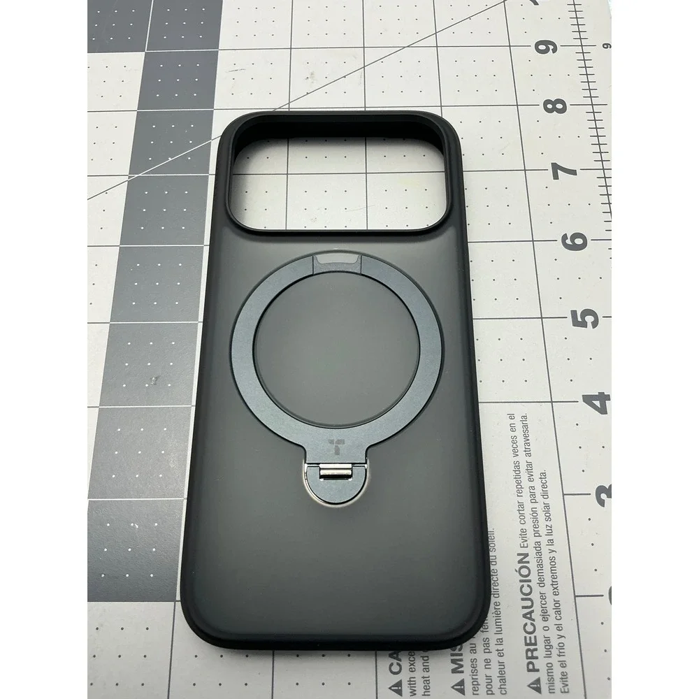 TORRAS iPhone 17Pro ‎ Case with Magnetic Ring Holder Kickstand Matte Black